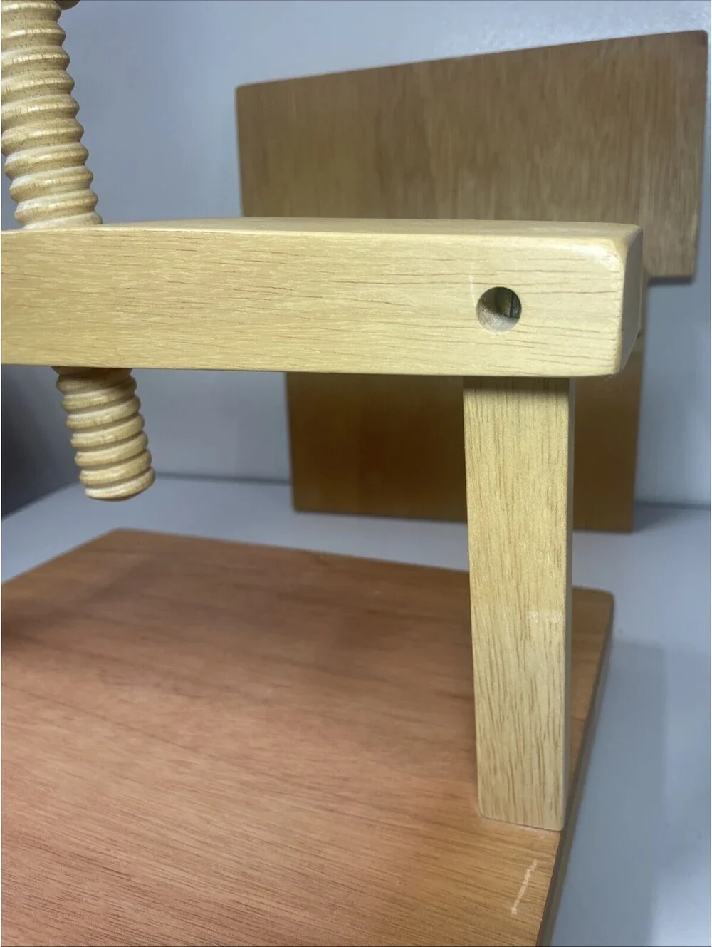 Vintage 1990s Professional FLOWER PRESS, Wood, Preserve Flowers| Craft Tool